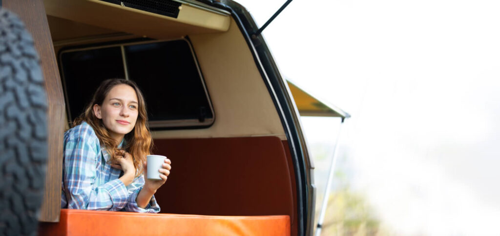 voyager en camping-car femme seule