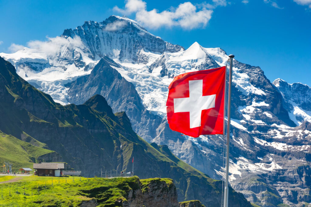 beau paysage montagne suisse