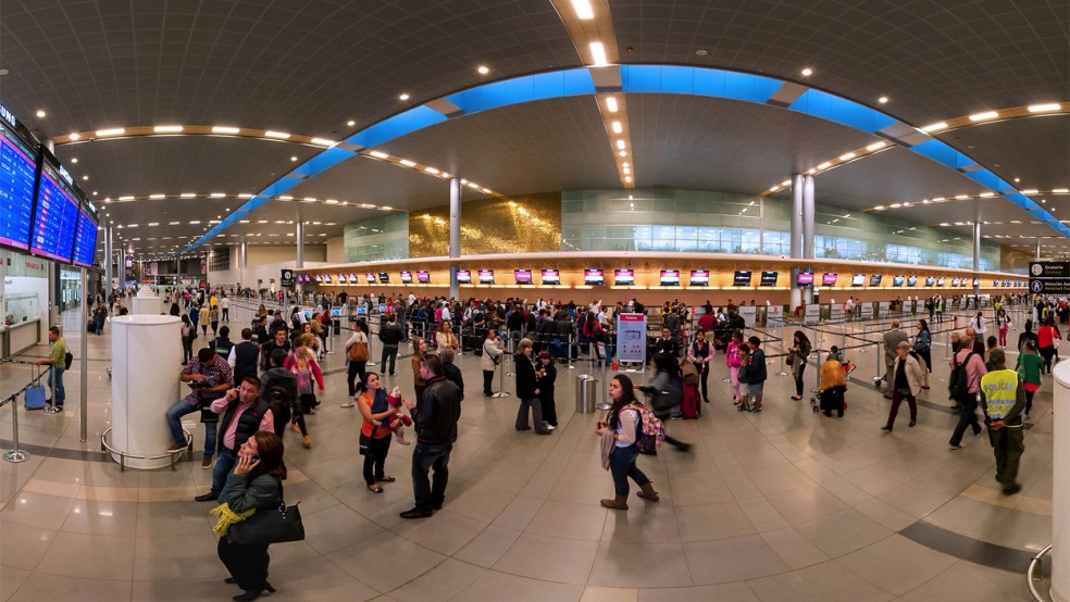 intérieur de l'aéroport El Dorado