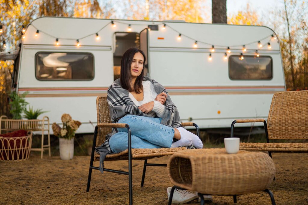 voyager en camping car femme seule