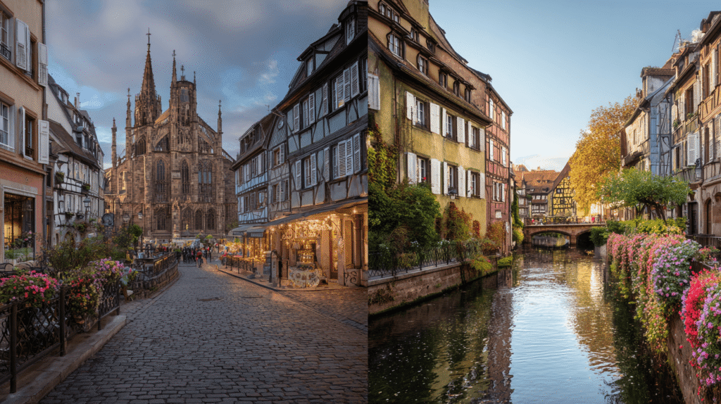 Comparaison entre Strasbourg et Colmar en Alsace pour choisir sa destination