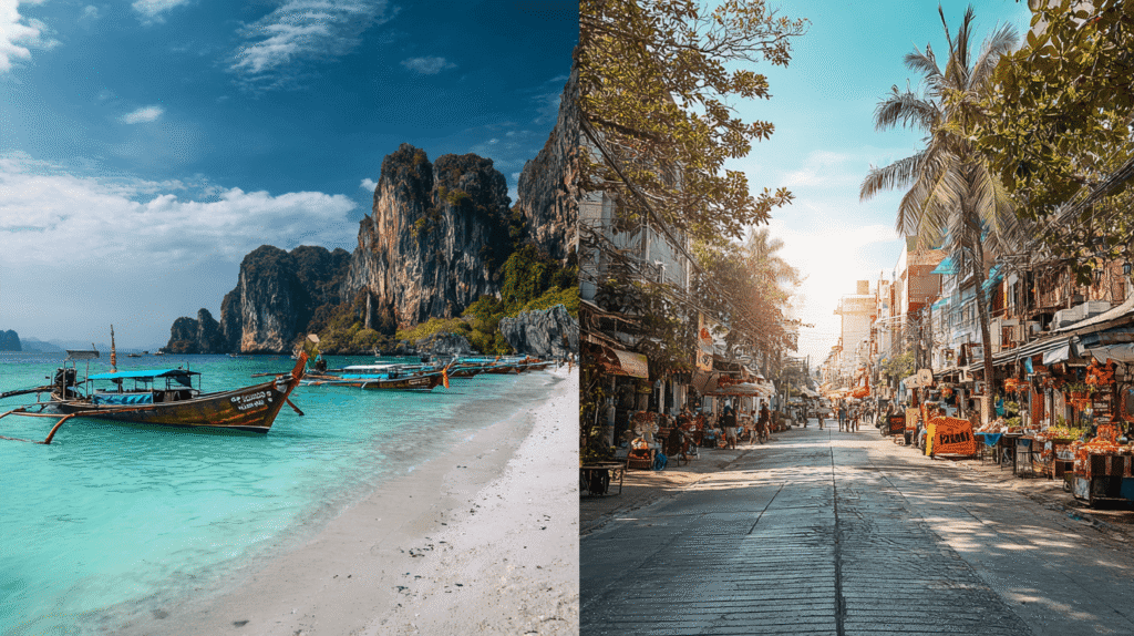 Comparaison Philippines Thaïlande voyage plages budget transport culture