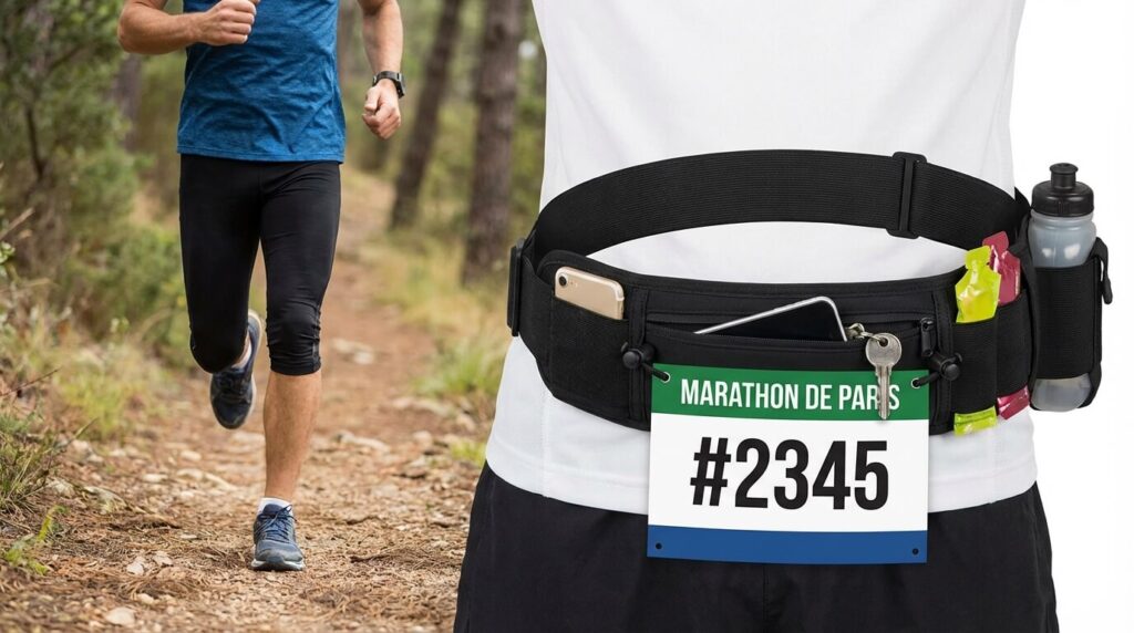 Comment accrocher un dossard sans épingle à nourrice : Les alternatives 3 ceinture porte-dossard