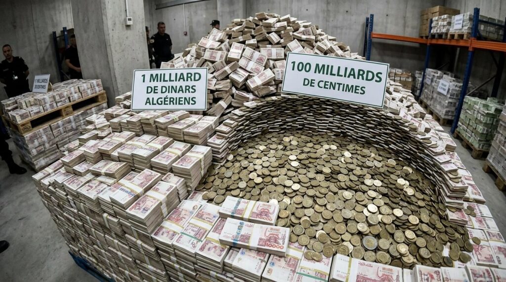 1 milliard de dinars algériens en centimes : combien ça fait ? 3