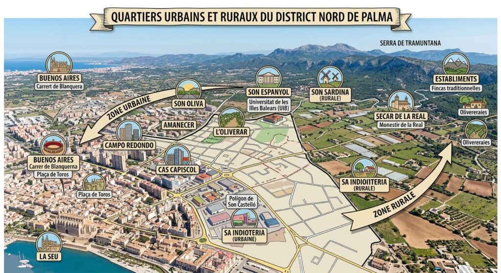 Nord de Palma district : quartiers et particularités 3