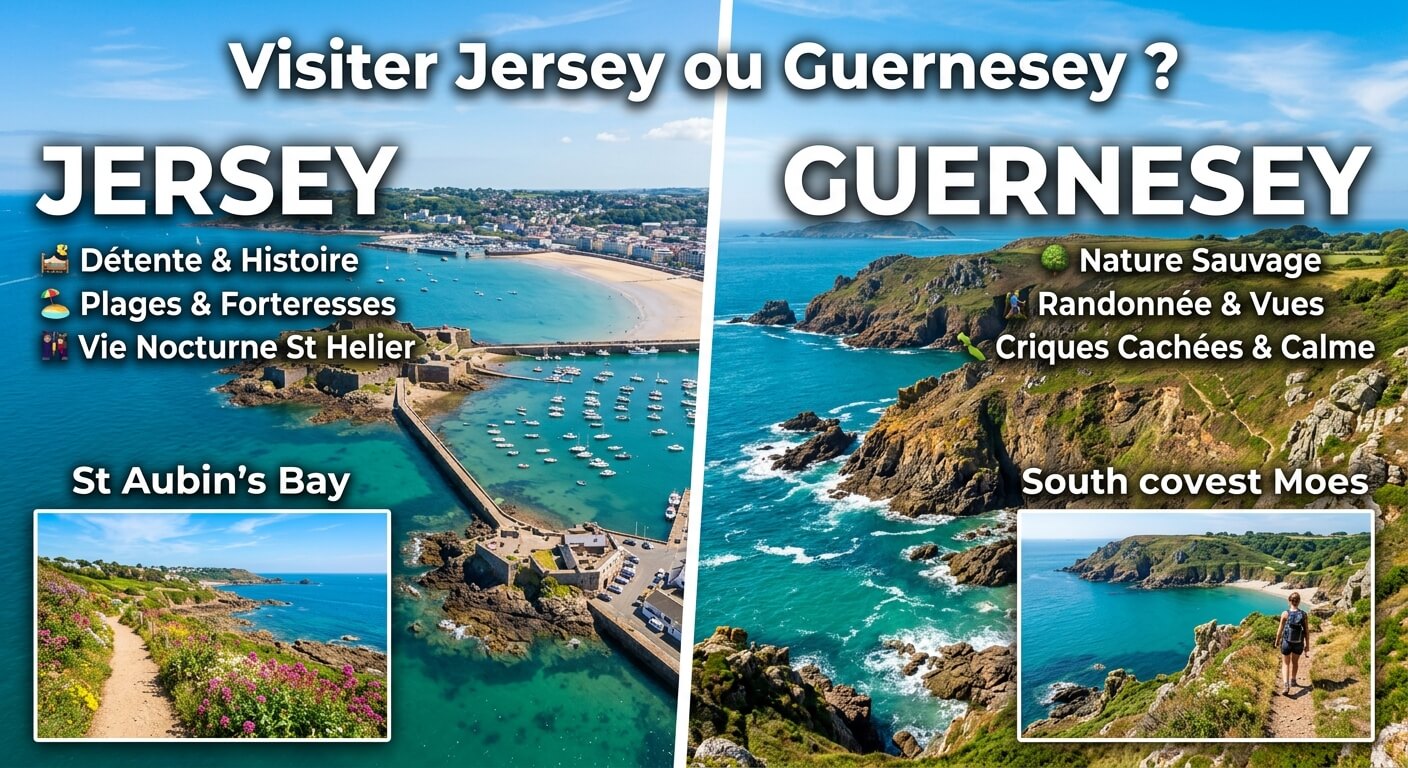 Visiter Jersey ou Guernesey : comment choisir son île anglo-normande ?
